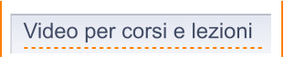 Video per corsi e lezioni
